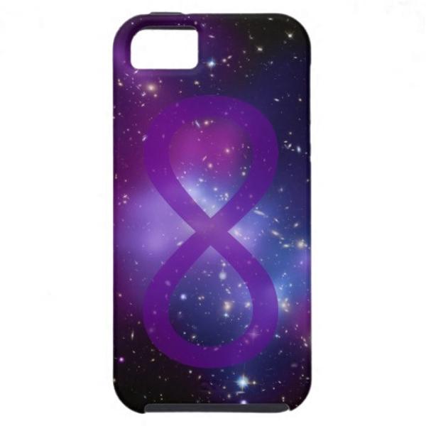 17 Purple Galaxy Infinity Symbol Case-Mate Vibe iPhone 5 Case