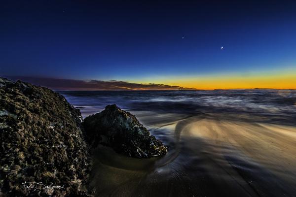 26 moon at sunset