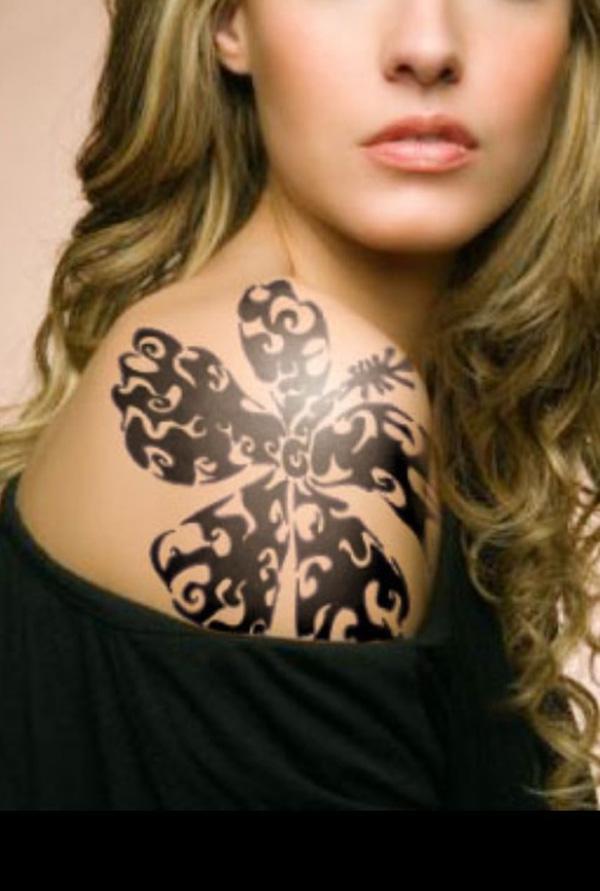 Tribal Shoulder Tattoos For Women