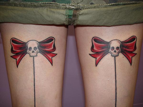 4 Tattoo by Alie K on thigh tattoo