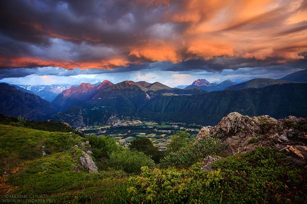 43 Sunset from above Valbonnais