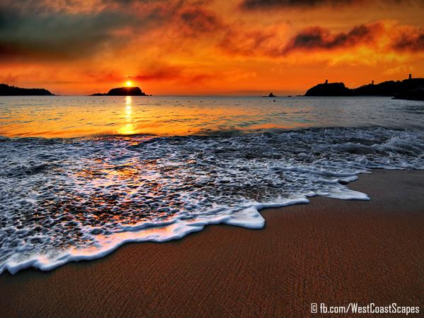 55 Burning sunset picture