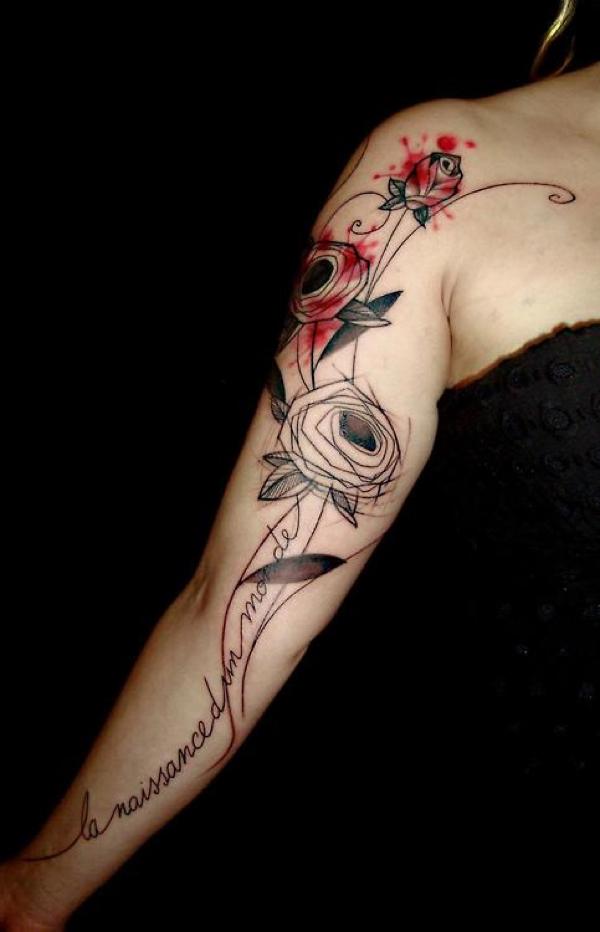 Upper Arm Tattoo Ideas For Women