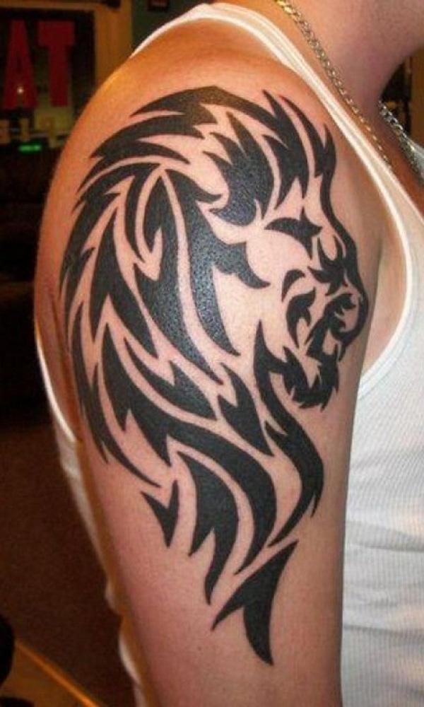 Tribal Lion Tattoo - 50 Examples of Lion Tattoo  <3 <3