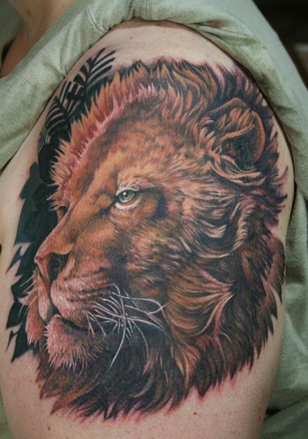 Majestic Lion - 50 Examples of Lion Tattoo  <3 <3
