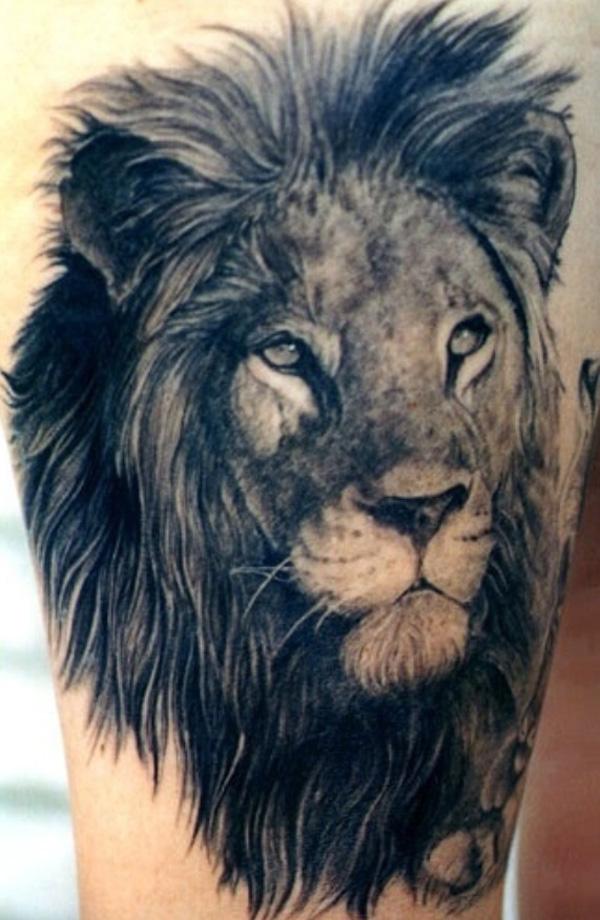 Lion tattoo “Every King…” - 50 Examples of Lion Tattoo  <3 <3