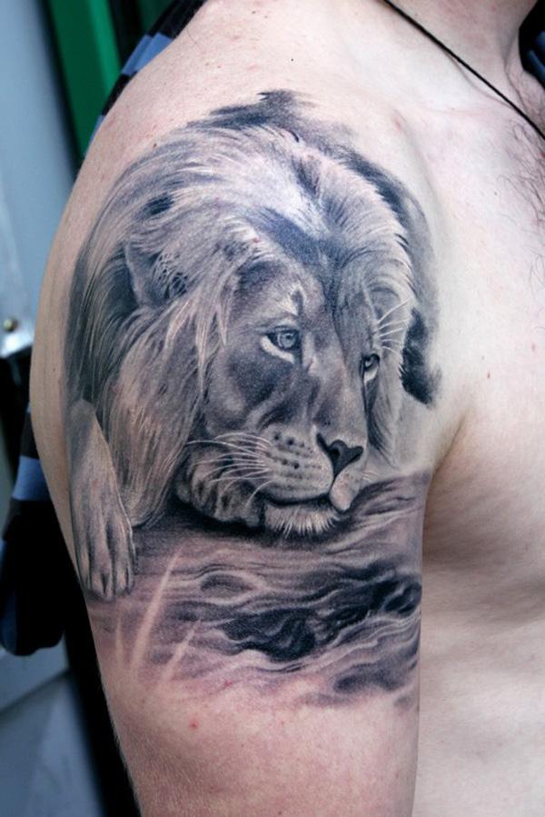Lion Tattoo - 50 Ví dụ về Lion Tattoo <3 <3