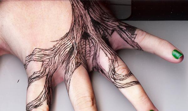 Tattoo Lấy cảm hứng từ tay Tree CU - 55+ dễ thương Finger xăm <3 <3