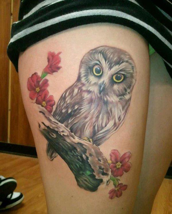 Bé Owl Tattoo - 55 ảnh vui nhộn Owl xăm <3 <3