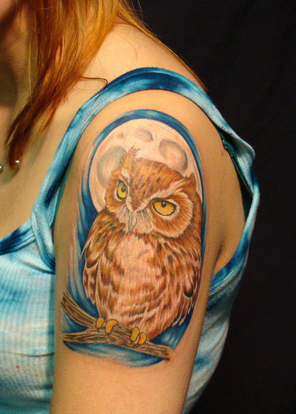 Owl Tattoo - 55 ảnh vui nhộn Owl xăm <3 <3