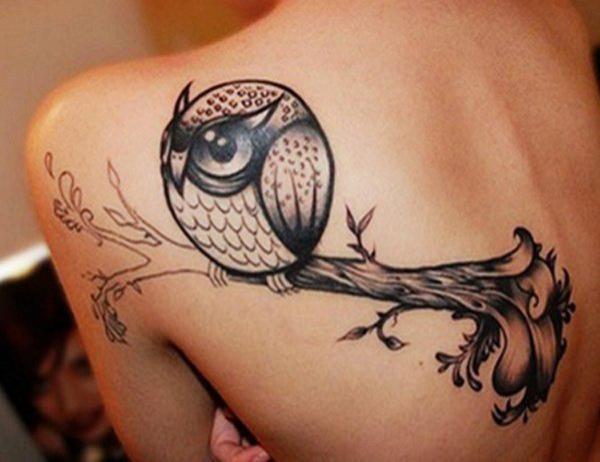 Owl Tattoo dễ thương cho Quay lại vai - 55 ảnh vui nhộn Owl xăm <3 <3