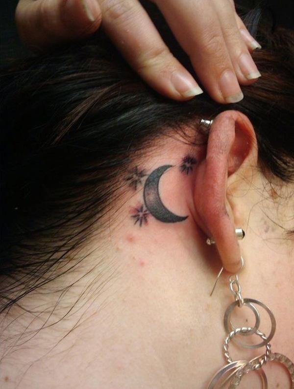 Các nữ tính của Moon Designs Tattoo - 50 Ví dụ về các mặt trăng xăm <3 <3