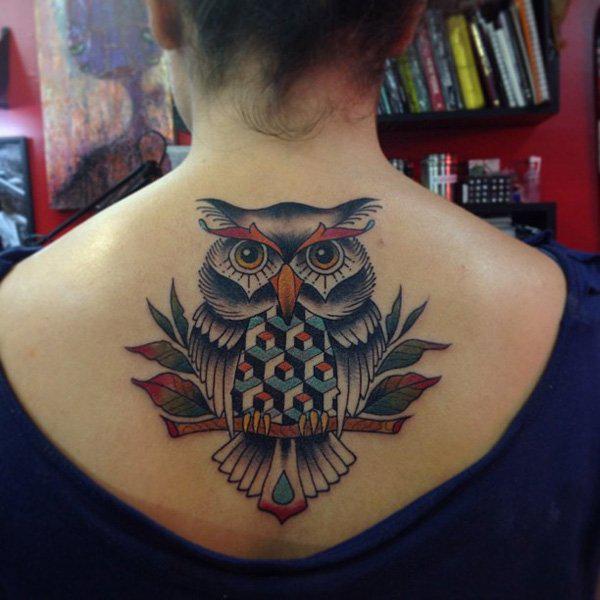 Owl Tattoo trên Trở lại - 55 ảnh vui nhộn Owl xăm <3 <3