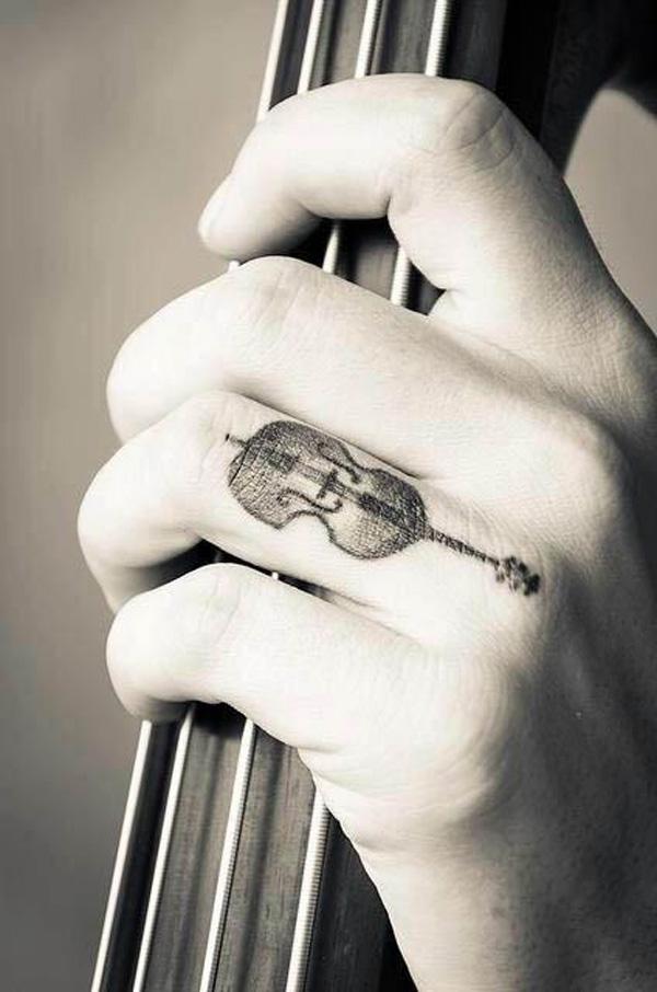Melody của Finger Tattoo Violin - 55+ dễ thương Finger xăm <3 <3