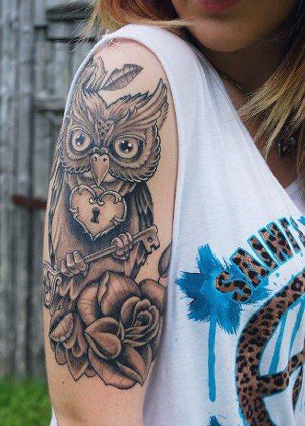 Owl Tattoo - 55 ảnh vui nhộn Owl xăm <3 <3