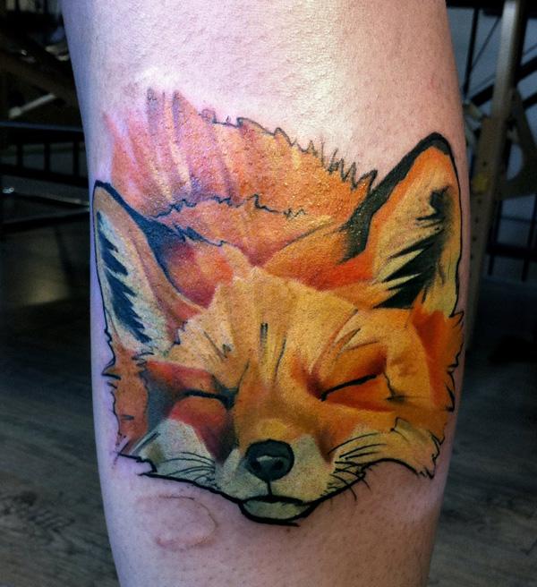 Fox xăm - 50 Ví dụ về Fox Tattoo <3 <3