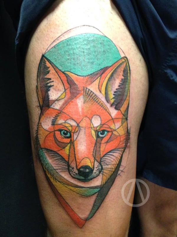 Fox xăm - 50 Ví dụ về Fox Tattoo <3 <3