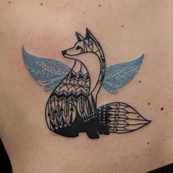 Fox xăm - 50 Ví dụ về Fox Tattoo <3 <3