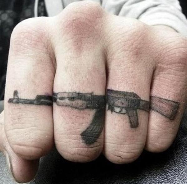 Gun ngón tay hình xăm - 55 trở lên dễ thương Finger xăm <3 <3