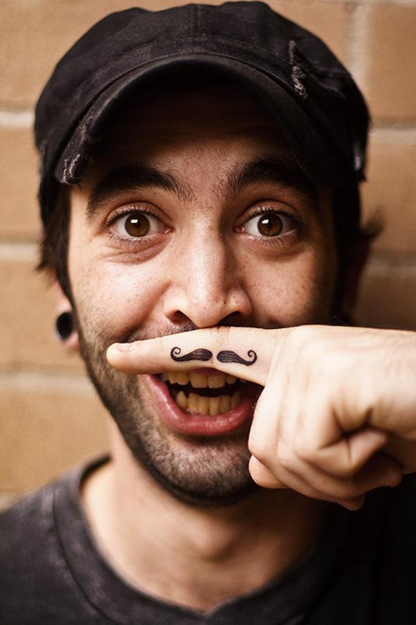 Mustache Tattoo