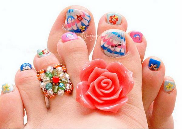 Beautiful Toe Nail Art Designs - 30+ Toe Nail Designs <3 <3