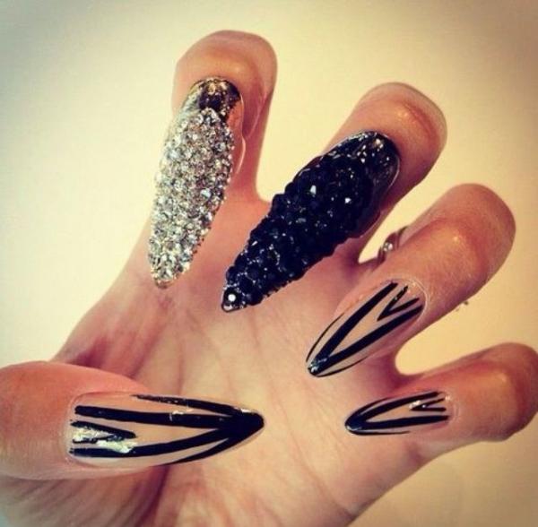 45+ Fearless Stiletto Nails Art And Design Pin It - 45+ Fearless Stiletto Nails Art And Design