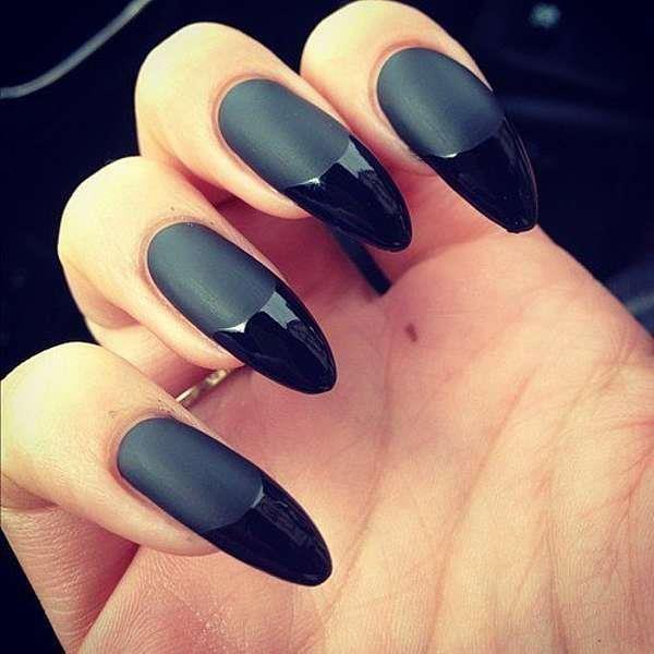 45 Fearless Stiletto Nails Art And Design Black Stiletto Nails 45 Fearless 3