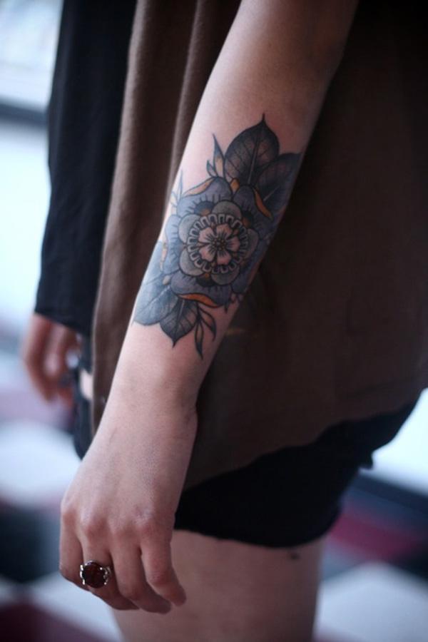 Flower Forearm Tattoo 110 Awesome Tattoos 3