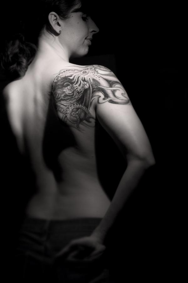 Octopus hình xăm trên vai cho phụ nữ - 55 ảnh vui nhộn Octopus Tattoo Designs <3 <3
