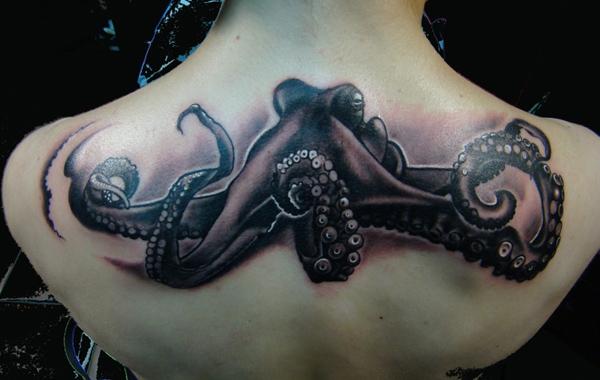 Trở lại hình xăm con bạch tuộc cho phụ nữ - 55 ảnh vui nhộn Octopus Tattoo Designs <3 <3