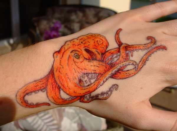 Bạch tuộc Sharpie Tattoo - 55 ảnh vui nhộn Octopus Tattoo Designs <3 <3