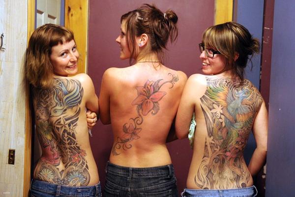 Tattooed French sisters - 50+ Sister Tattoos Ideas  <3 !