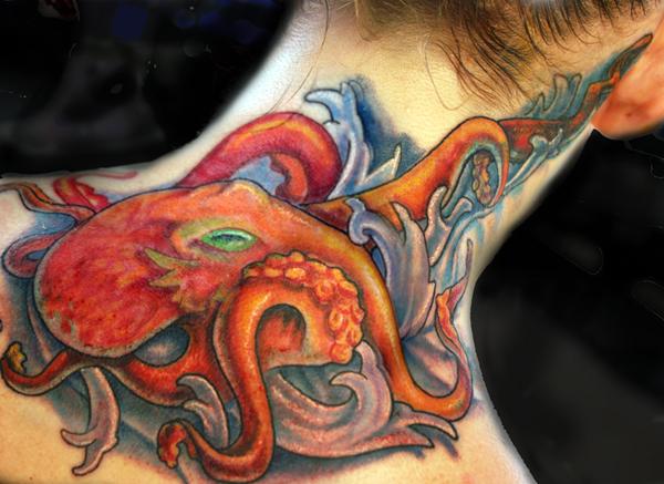 Bạch tuộc che đậy - 55 ảnh vui nhộn Octopus Tattoo Designs <3 <3