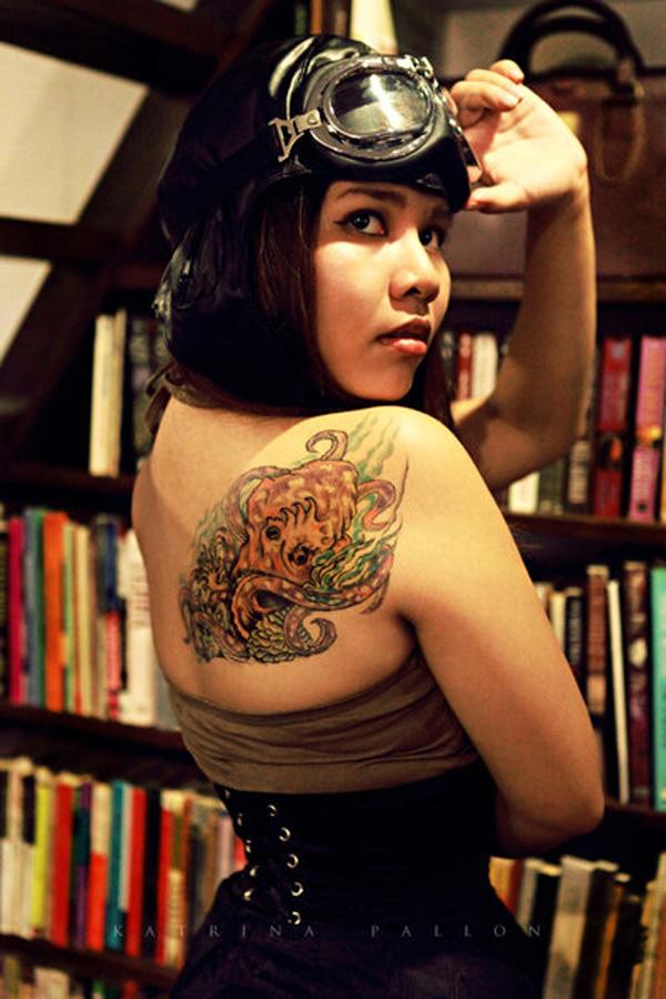 Bạch tuộc 'Garden - 55 ảnh vui nhộn Octopus Tattoo Designs <3 <3