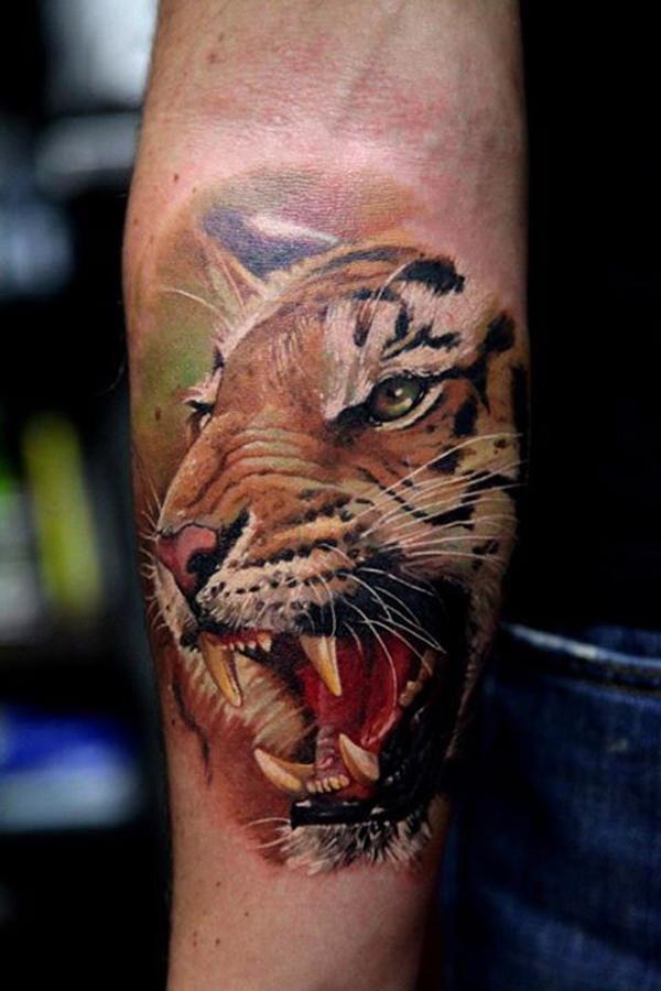 Tiger chân dung hình xăm - 55 ảnh vui nhộn Tiger Tattoo Designs <3 <3