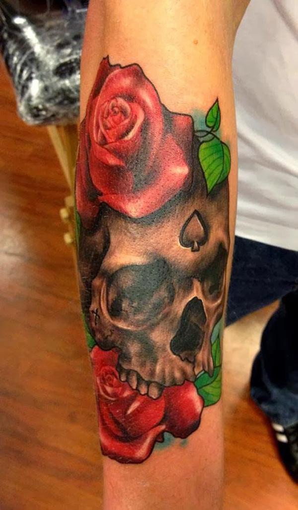 3D Skull Cẳng tay Tattoo - 55+ ảnh vui nhộn Cẳng tay xăm <3 <3