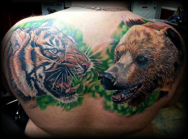 Tiger và hình xăm con gấu - 55 ảnh vui nhộn Tiger Tattoo Designs <3 <3