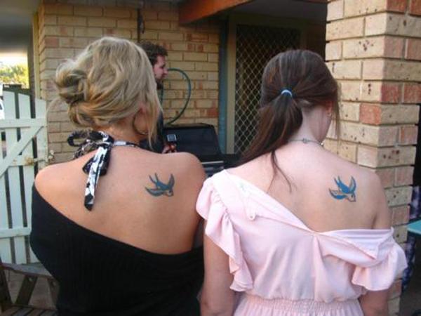 hình xăm ý tưởng Bird chị em - 50 + Chị xăm Ý tưởng <3 <3