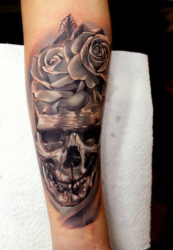 Skull Cẳng tay Tattoo - 55+ ảnh vui nhộn Cẳng tay xăm <3 <3