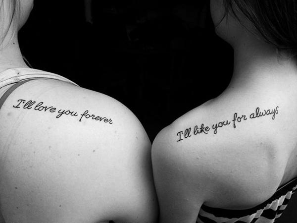 Shoulder sister Tattoos - 50+ Sister Tattoos Ideas  <3 !