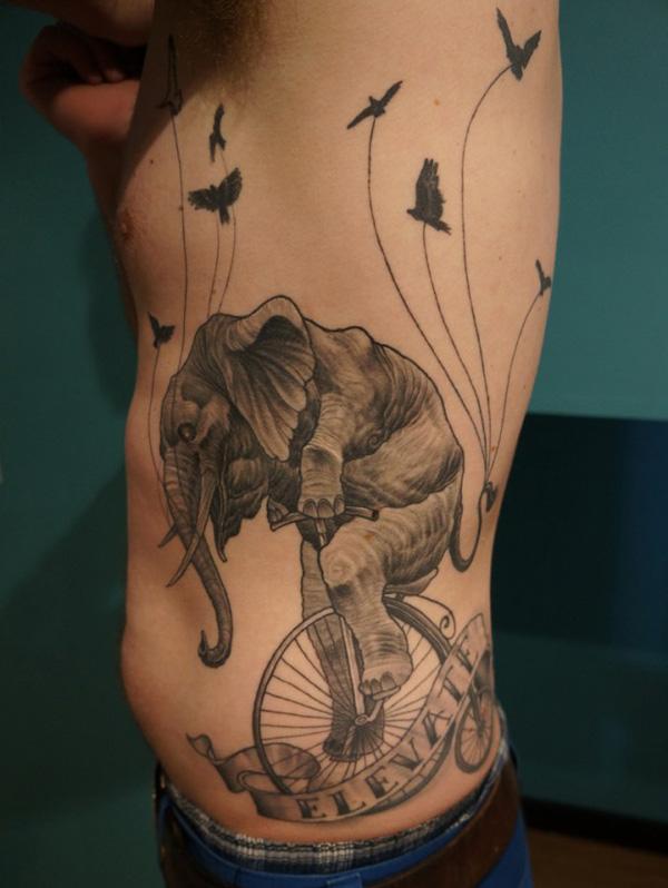 nhào lộn con voi, những gì một niềm vui con vật có thể mang lại cho chúng tôi!  - 55 Elephant Tattoo Ý tưởng <3 <3