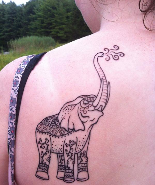 hình xăm con voi - 55 Elephant Tattoo Ý tưởng <3 <3
