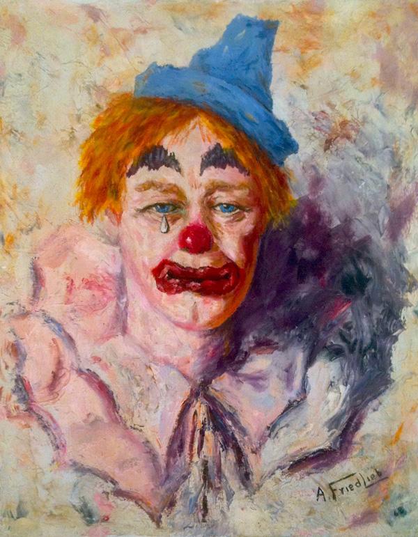 A. FRIEDLIB 1968 SAD CLOWN