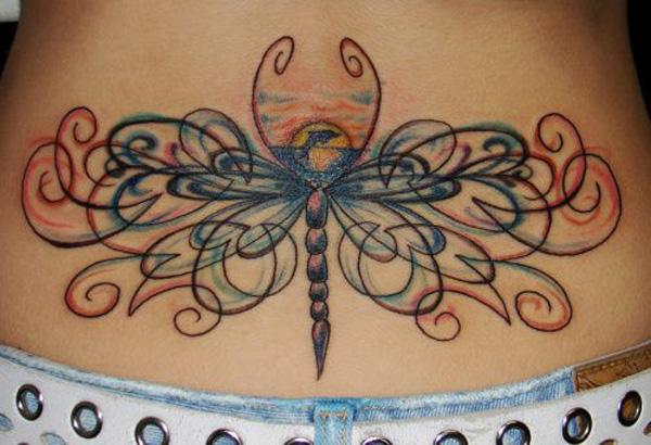 Dragonfly thấp lại Tattoo - 60+ thấp lại xăm cho phụ nữ <3 <3