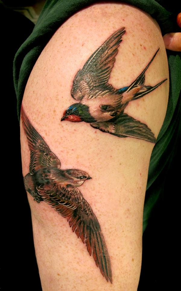 Swallow hình xăm - 50 Đáng yêu Swallow xăm <3 <3