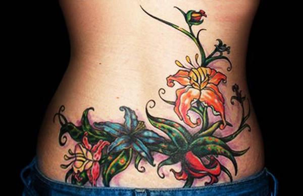 Lily thấp lại Tattoo - 60+ thấp lại xăm cho phụ nữ <3 <3