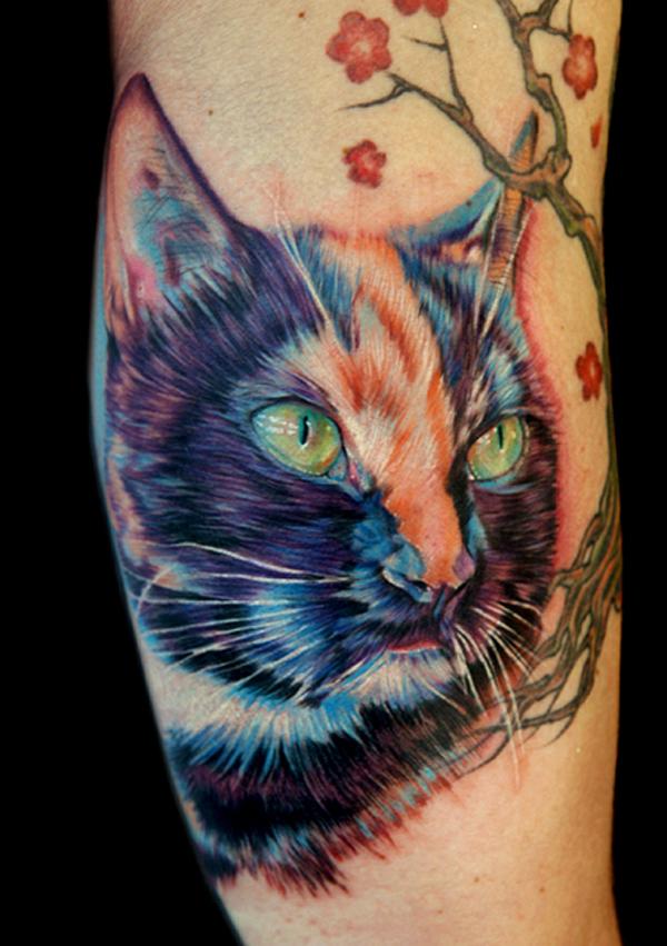 frannie kitty - 55 Ví dụ về Cát dễ thương Tattoo <3 <3