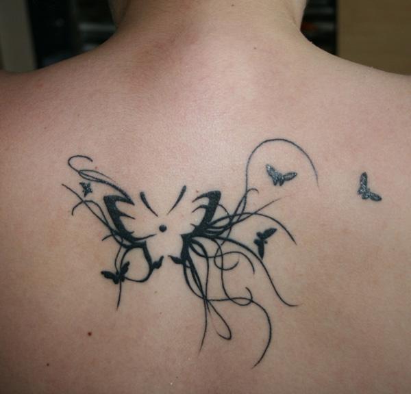 Tóm tắt-bướm-Tattoo - 40 Tâm Blow trừu tượng xăm <3 <3