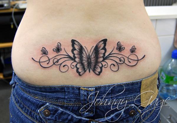 Bướm thấp lại Tattoo - 60+ thấp lại xăm cho phụ nữ 3 3