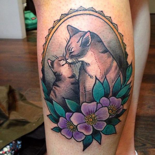 Mèo thích hình xăm - 55 Ví dụ về Dễ thương Cát Tattoo <3 <3